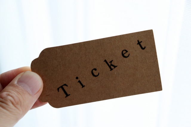 Ticketの文字
