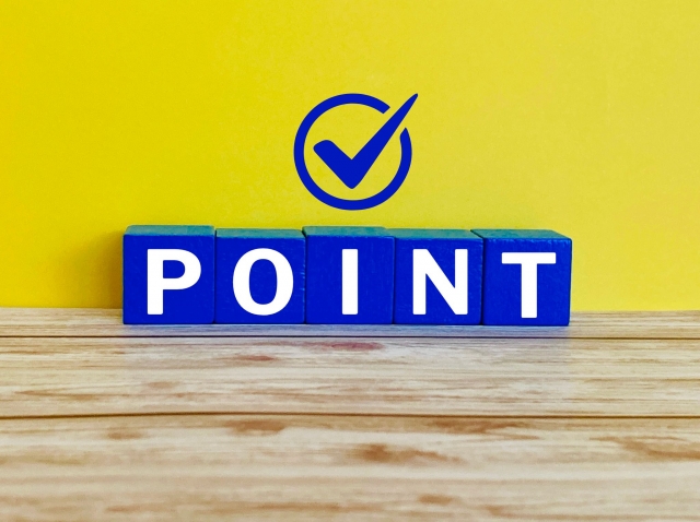 POINTの文字